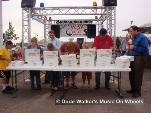 Dude Walkers Music On Wheels Car Show Pics - Krispy Kreme Eating Contest