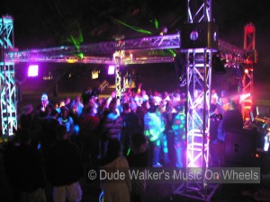 Dude Walker's Music On Wheels - College Dance Party LED Laser System